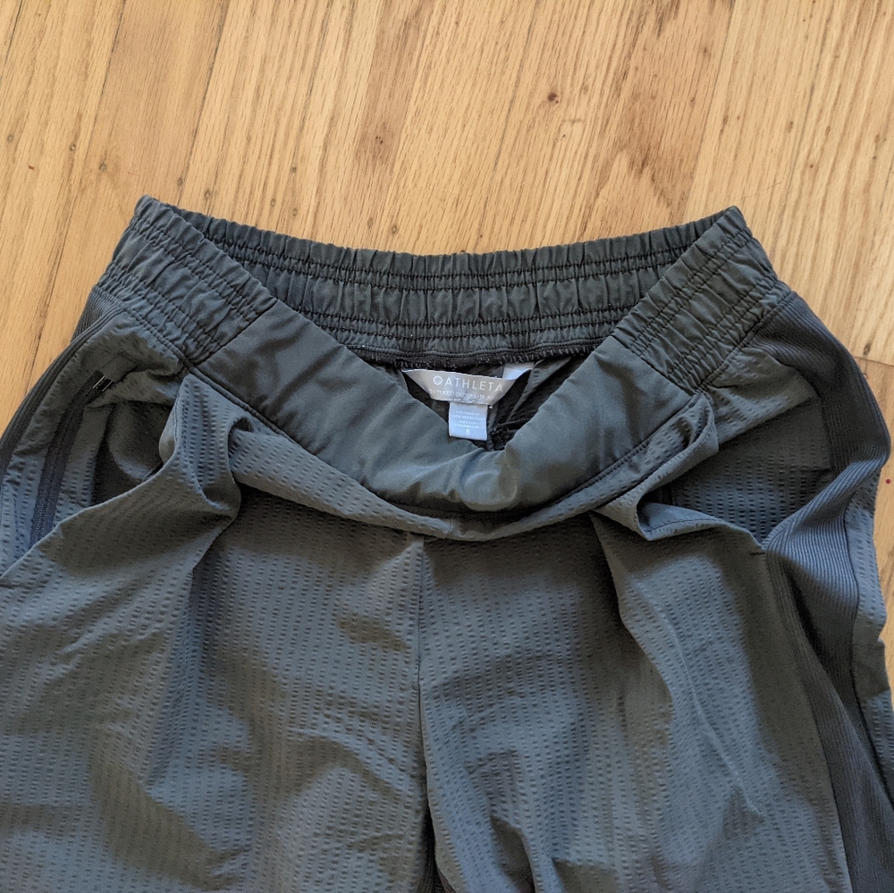 ATHLETA Brooklyn Tech Jogger Olive Green Size 8 - Picture 4 of 6